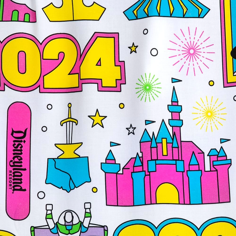 Mickey And Minnie Mouse Woven Shirt For Adults – Disneyland 2024 6 Mickey And Minnie Mouse Woven Shirt For Adults – Disneyland 2024 - Image 4