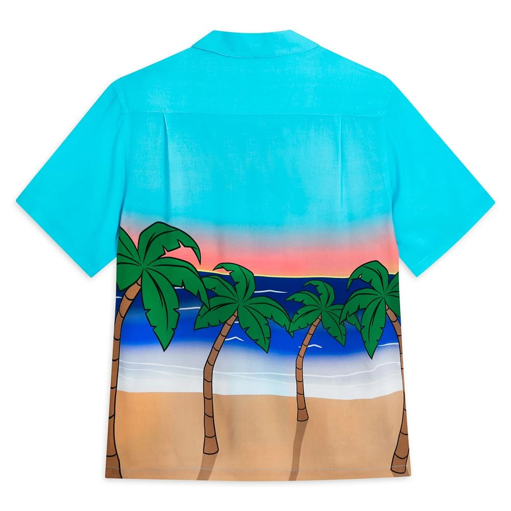 Disney Mickey And Minnie Mouse Summer Woven Shirt For Adults 4 Disney Mickey And Minnie Mouse Summer Woven Shirt For Adults - Image 2