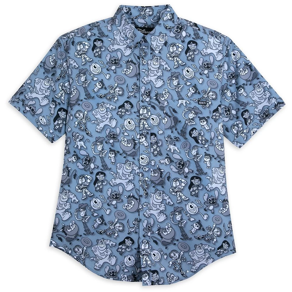 Disney And Pixar Character ''Pie-Eyed Party'' Shirt For Adults By RSVLTS 3 Disney And Pixar Character ''Pie-Eyed Party'' Shirt For Adults By RSVLTS