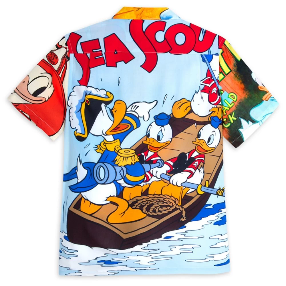 Disney Donald Duck Woven Shirt For Adults 4 Disney Donald Duck Woven Shirt For Adults - Image 2