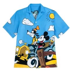 Disney Mickey Mouse And Friends Woven Shirt For Adults – Mickey & Co.
