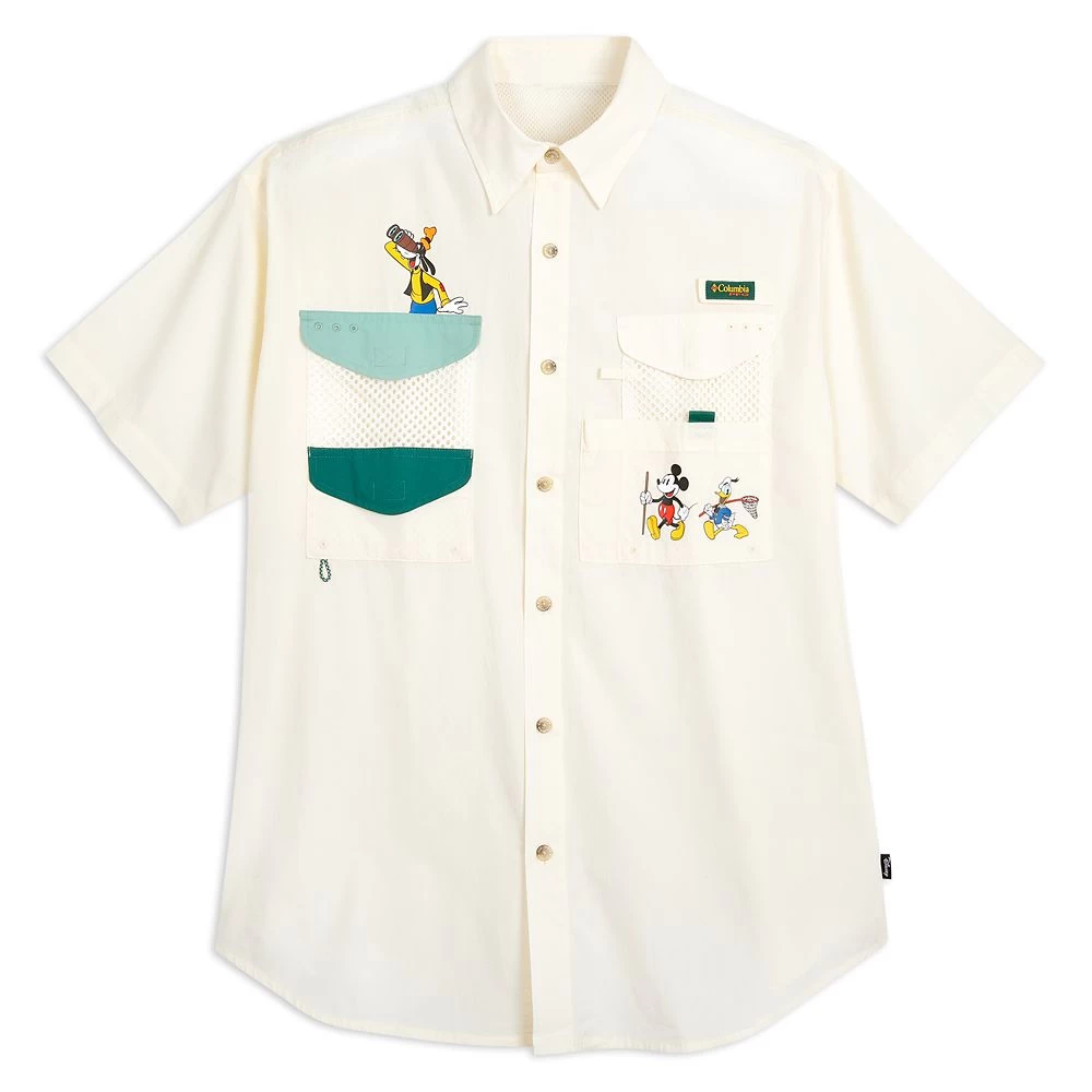 Disney Mickey Mouse And Friends Camp Shirt For Men By Columbia – Mickey & Co. 3 Disney Mickey Mouse And Friends Camp Shirt For Men By Columbia – Mickey & Co.