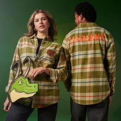 Disney Loki Flannel Shirt For Adults By Cakeworthy -Disney 5303058250088 1