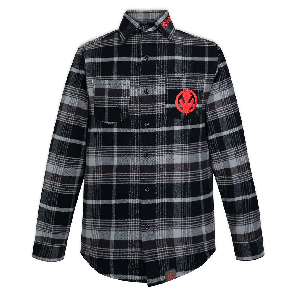 Disney Darth Maul Flannel Shirt For Adults By Cakeworthy – Star Wars: Episode 1 – The Phantom Menace 5 Disney Darth Maul Flannel Shirt For Adults By Cakeworthy – Star Wars: Episode 1 – The Phantom Menace - Image 3