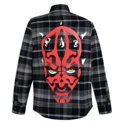 Disney 29 Disney Darth Maul Flannel Shirt For Adults By Cakeworthy – Star Wars: Episode 1 – The Phantom Menace