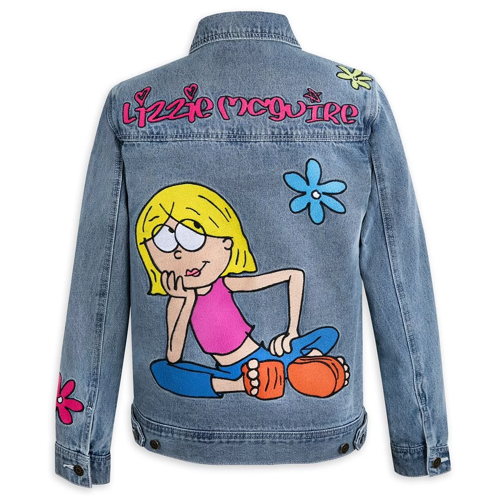 Disney Lizzie McGuire Denim Jacket For Adults By Cakeworthy 3 Disney Lizzie McGuire Denim Jacket For Adults By Cakeworthy