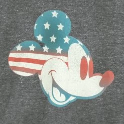Disney Mickey Mouse Americana Flag T-Shirt For Adults 7 Disney Mickey Mouse Americana Flag T-Shirt For Adults -Disney 6720107063644 2
