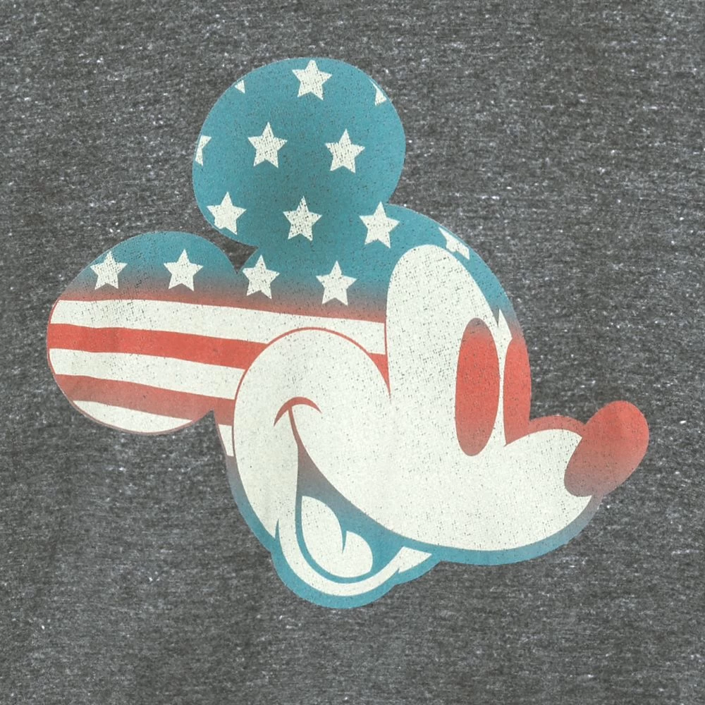 Disney Mickey Mouse Americana Flag T-Shirt For Adults 5 Disney Mickey Mouse Americana Flag T-Shirt For Adults - Image 3