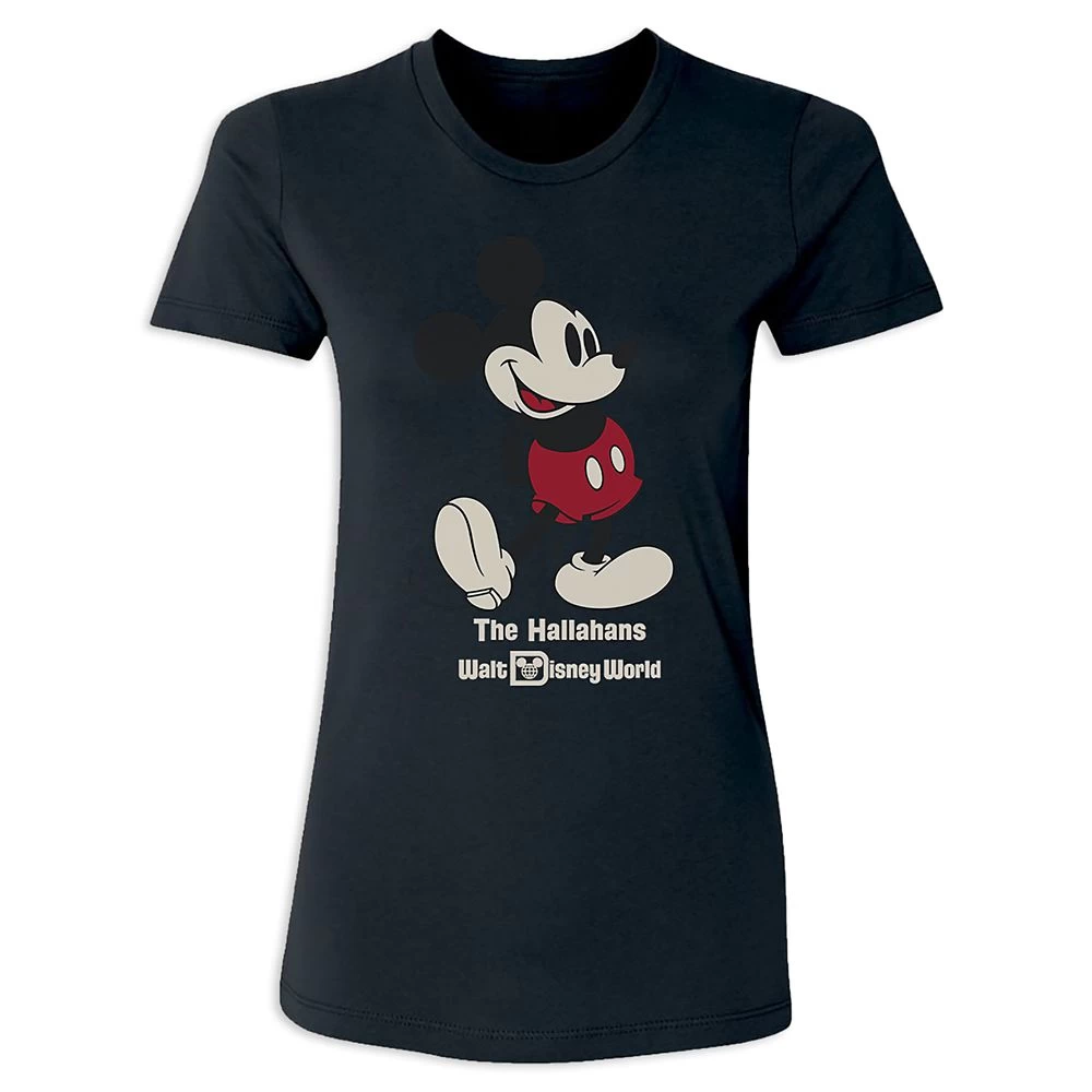 Women's Walt Disney World Standing Mickey Mouse T-Shirt – Customized 4 Women's Walt Disney World Standing Mickey Mouse T-Shirt – Customized - Image 2