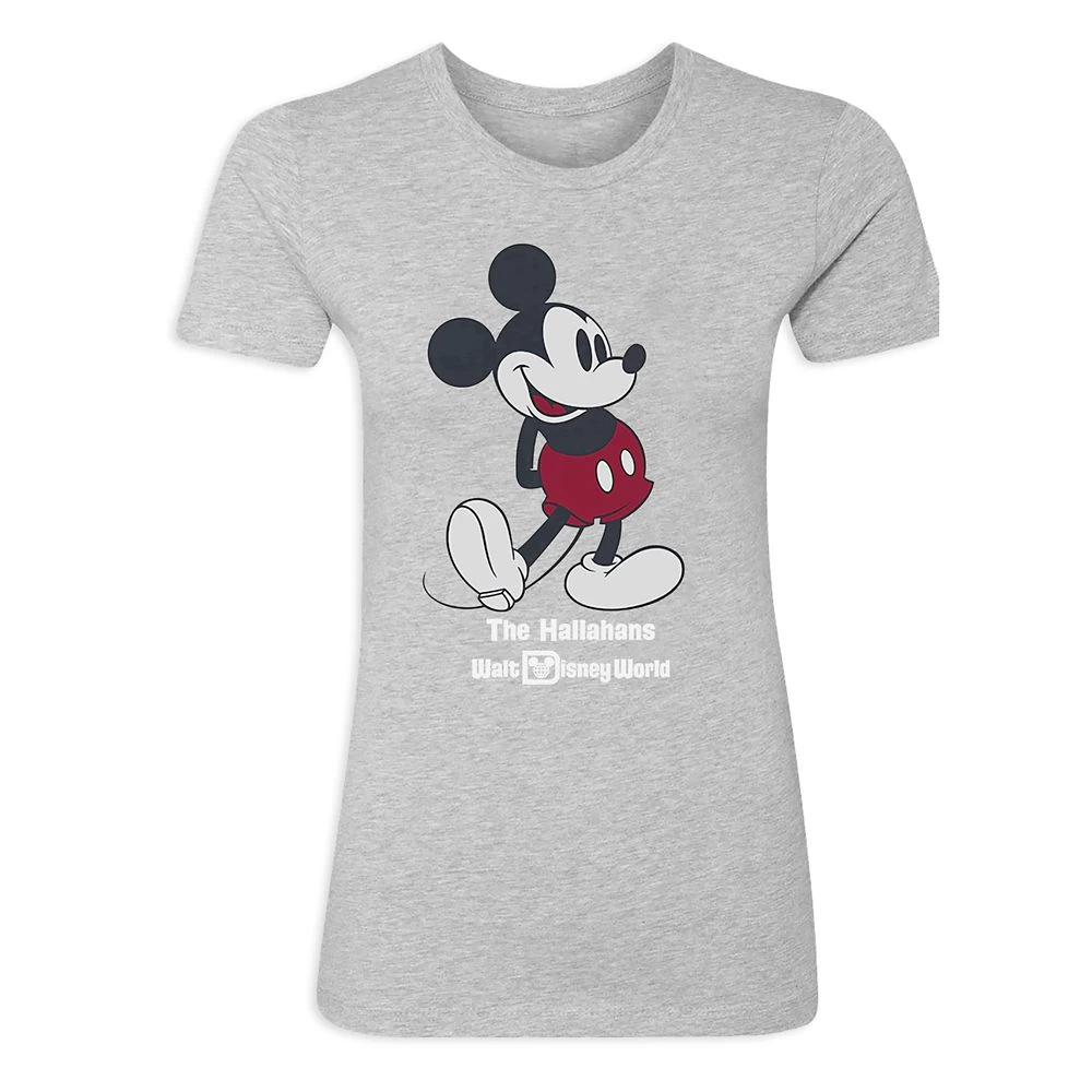 Women's Walt Disney World Standing Mickey Mouse T-Shirt – Customized 5 Women's Walt Disney World Standing Mickey Mouse T-Shirt – Customized - Image 3