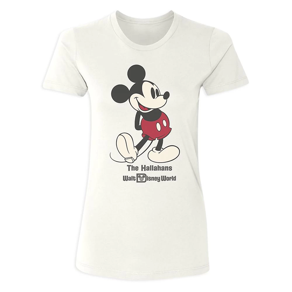 Women's Walt Disney World Standing Mickey Mouse T-Shirt – Customized 6 Women's Walt Disney World Standing Mickey Mouse T-Shirt – Customized - Image 4