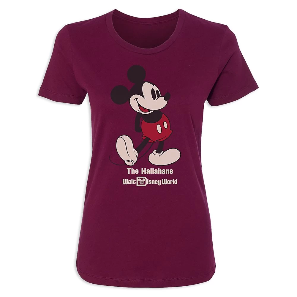 Women's Walt Disney World Standing Mickey Mouse T-Shirt – Customized 10 Women's Walt Disney World Standing Mickey Mouse T-Shirt – Customized - Image 8
