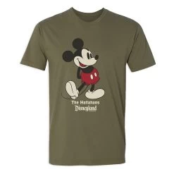 Adults' Disneyland Standing Mickey Mouse T-Shirt – Customized -Disney 7807055820337 7