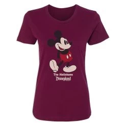 Women's Disneyland Standing Mickey Mouse T-Shirt – Customized -Disney 7807055820349 7