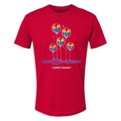 Adults' Walt Disney World Mickey Mouse Balloon T-Shirt – Customized -Disney 7807055820386 5