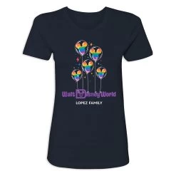 Women's Walt Disney World Mickey Mouse Balloon T-Shirt – Customized -Disney 7807055820395 4