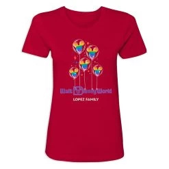 Women's Walt Disney World Mickey Mouse Balloon T-Shirt – Customized -Disney 7807055820395 5