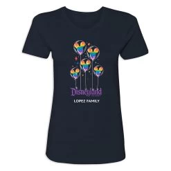 Women's Disneyland Mickey Mouse Balloon T-Shirt – Customized -Disney 7807055820396 4