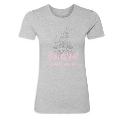 Women's Sleeping Beauty Castle Disneyland T-Shirt – Customized -Disney 7807055820430 3