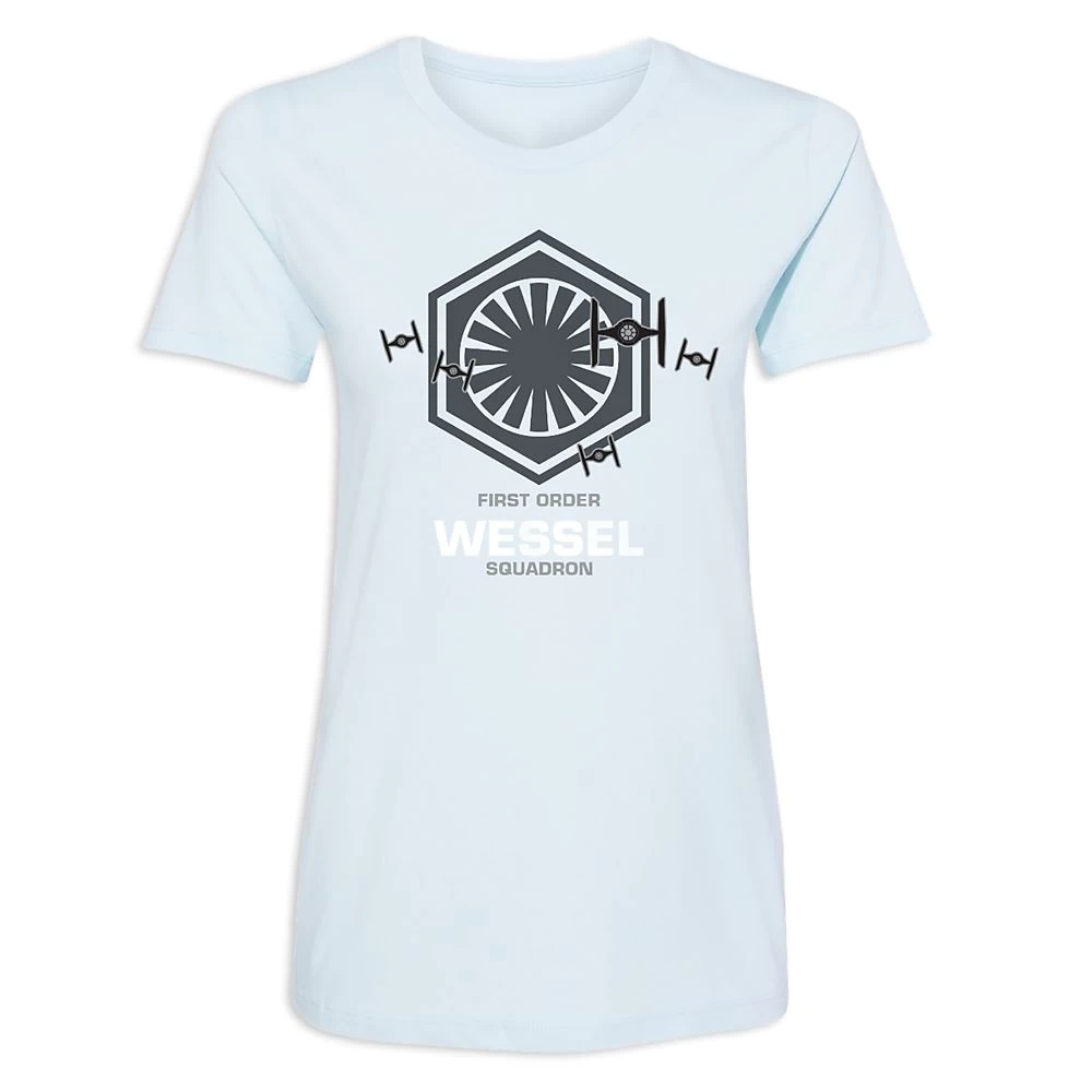 Disney Women's Star Wars First Order Squadron T-Shirt – Customized 4 Disney Women's Star Wars First Order Squadron T-Shirt – Customized - Image 2