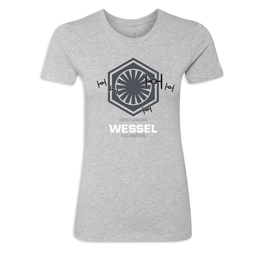 Disney Women's Star Wars First Order Squadron T-Shirt – Customized 6 Disney Women's Star Wars First Order Squadron T-Shirt – Customized - Image 4