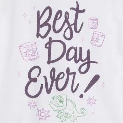 Disney Pascal ''Best Day Ever'' T-Shirt For Adults – Tangled -Disney 7807107060200 1