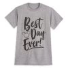 Disney Mickey Mouse Icon ''Best Day Ever'' T-Shirt For Adults -Disney 7807107060203
