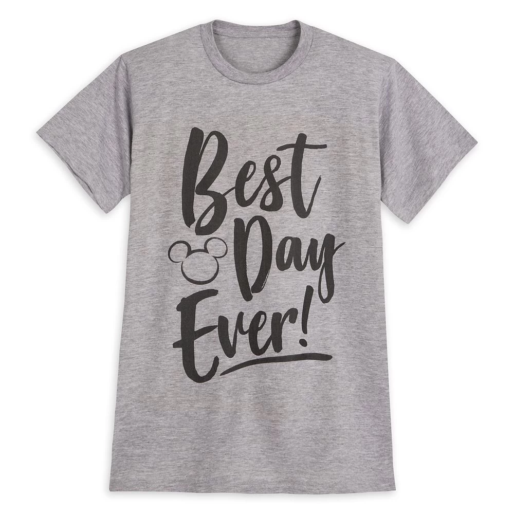 Disney Mickey Mouse Icon ''Best Day Ever'' T-Shirt For Adults 3 Disney Mickey Mouse Icon ''Best Day Ever'' T-Shirt For Adults