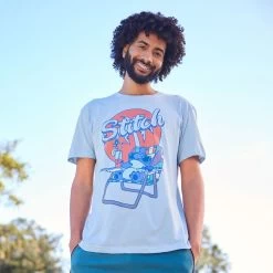 Disney Stitch Beach Chair T-Shirt For Adults – Lilo & Stitch -Disney 7807107060239 1