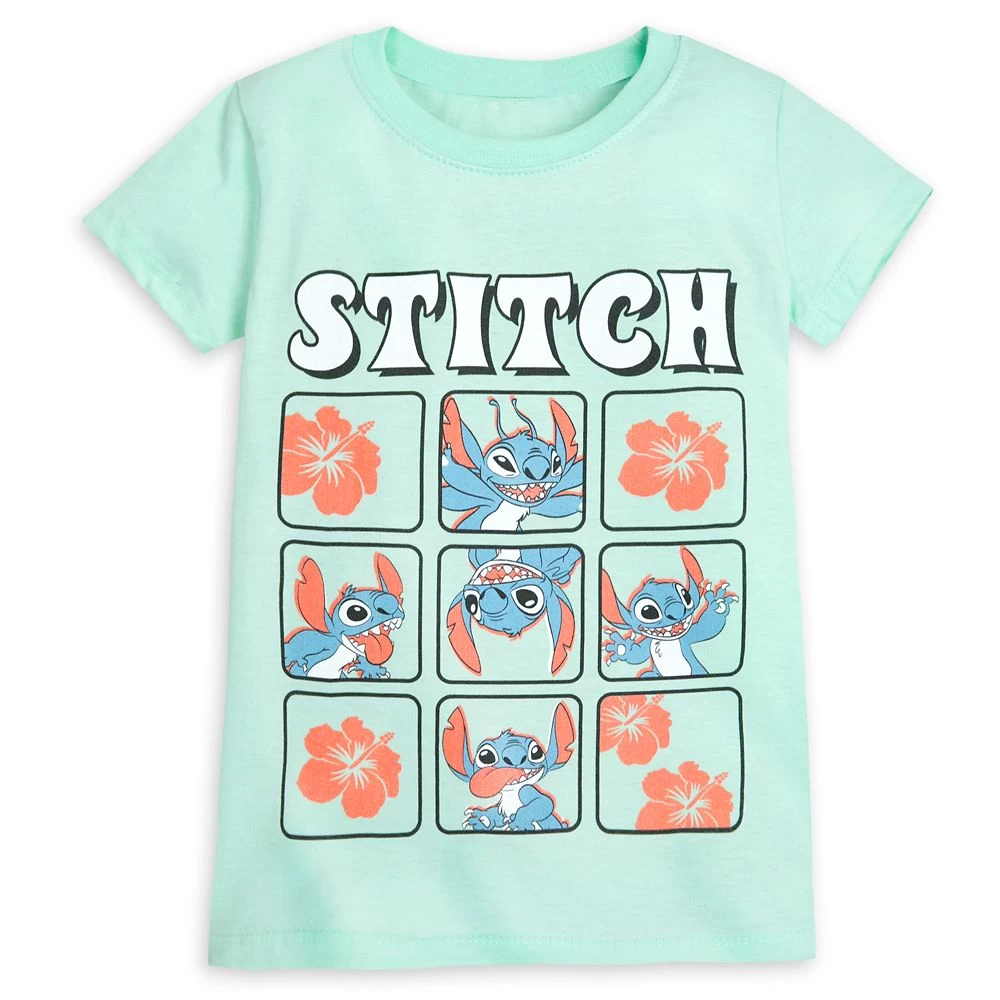 Disney Stitch Grid T-Shirt For Kids – Lilo & Stitch 3 Disney Stitch Grid T-Shirt For Kids – Lilo & Stitch