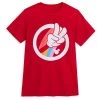 Mickey Mouse Peace Sign T-Shirt For Adults – Disney Pride Collection -Disney 7807107060478