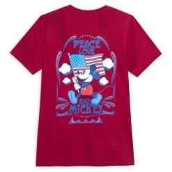 Disney Mickey Mouse Americana T-Shirt For Adults 7 Disney Mickey Mouse Americana T-Shirt For Adults -Disney 7807107060515 1