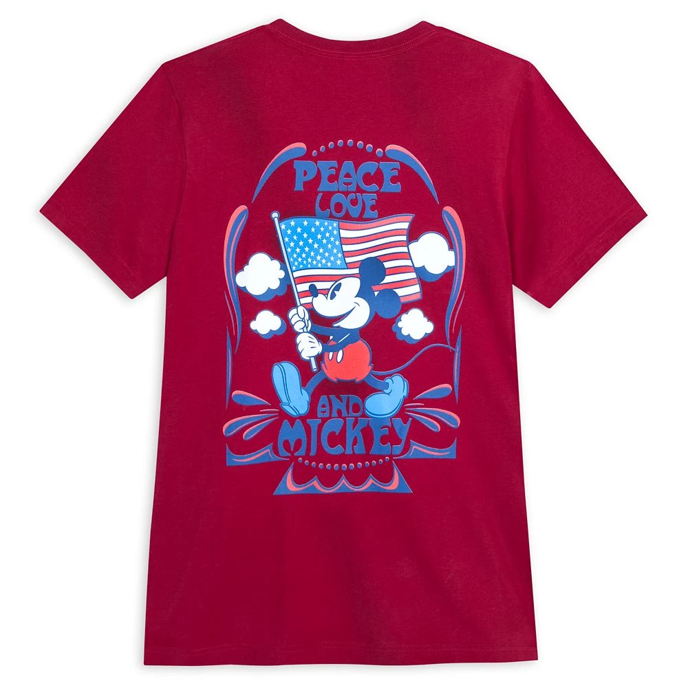 Disney Mickey Mouse Americana T-Shirt For Adults 4 Disney Mickey Mouse Americana T-Shirt For Adults - Image 2