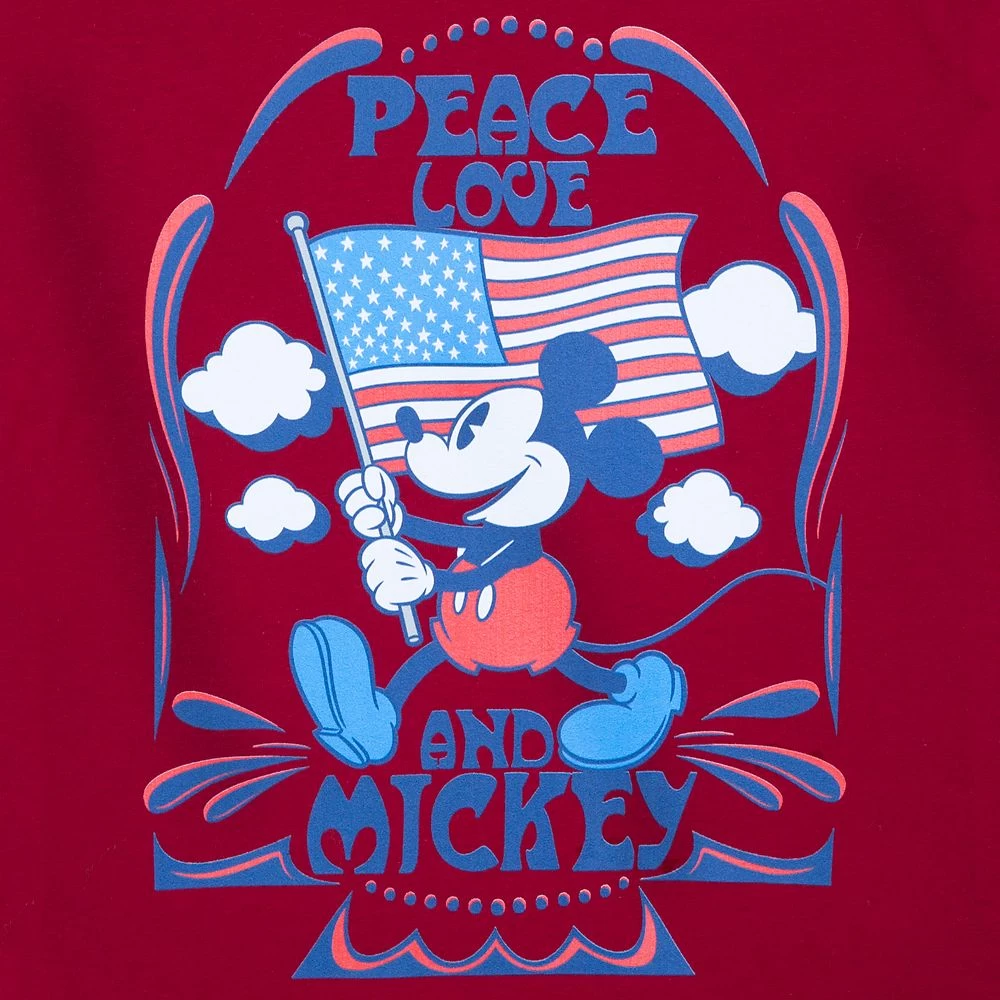 Disney Mickey Mouse Americana T-Shirt For Adults 6 Disney Mickey Mouse Americana T-Shirt For Adults - Image 4